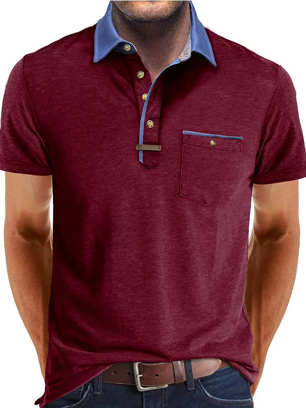 Polo Homme Élégant Légère Été