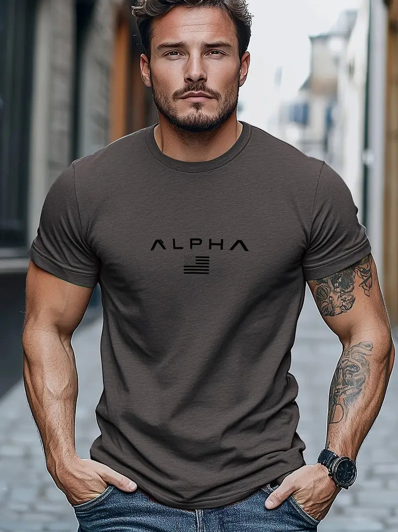 Homme Élitaire - T-shirt Décontracté d'Été pour Homme