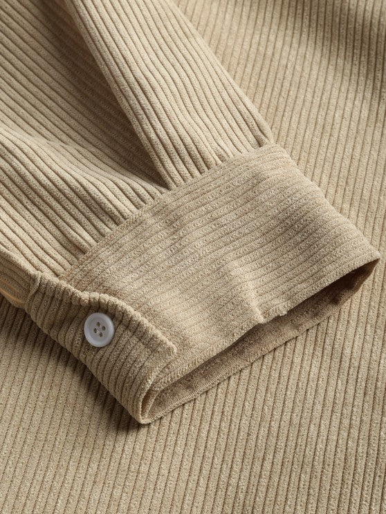 Louis - Pull en Coton Velours Vintage