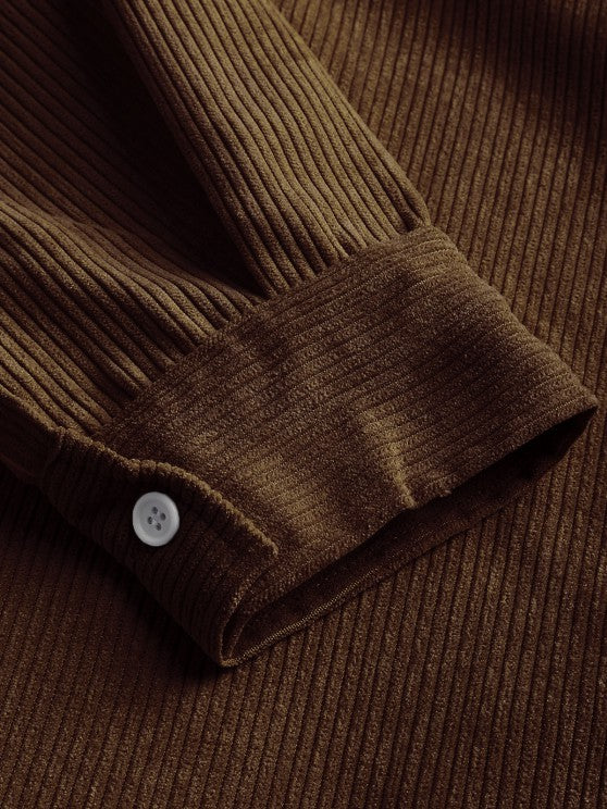 Louis - Pull en Coton Velours Vintage