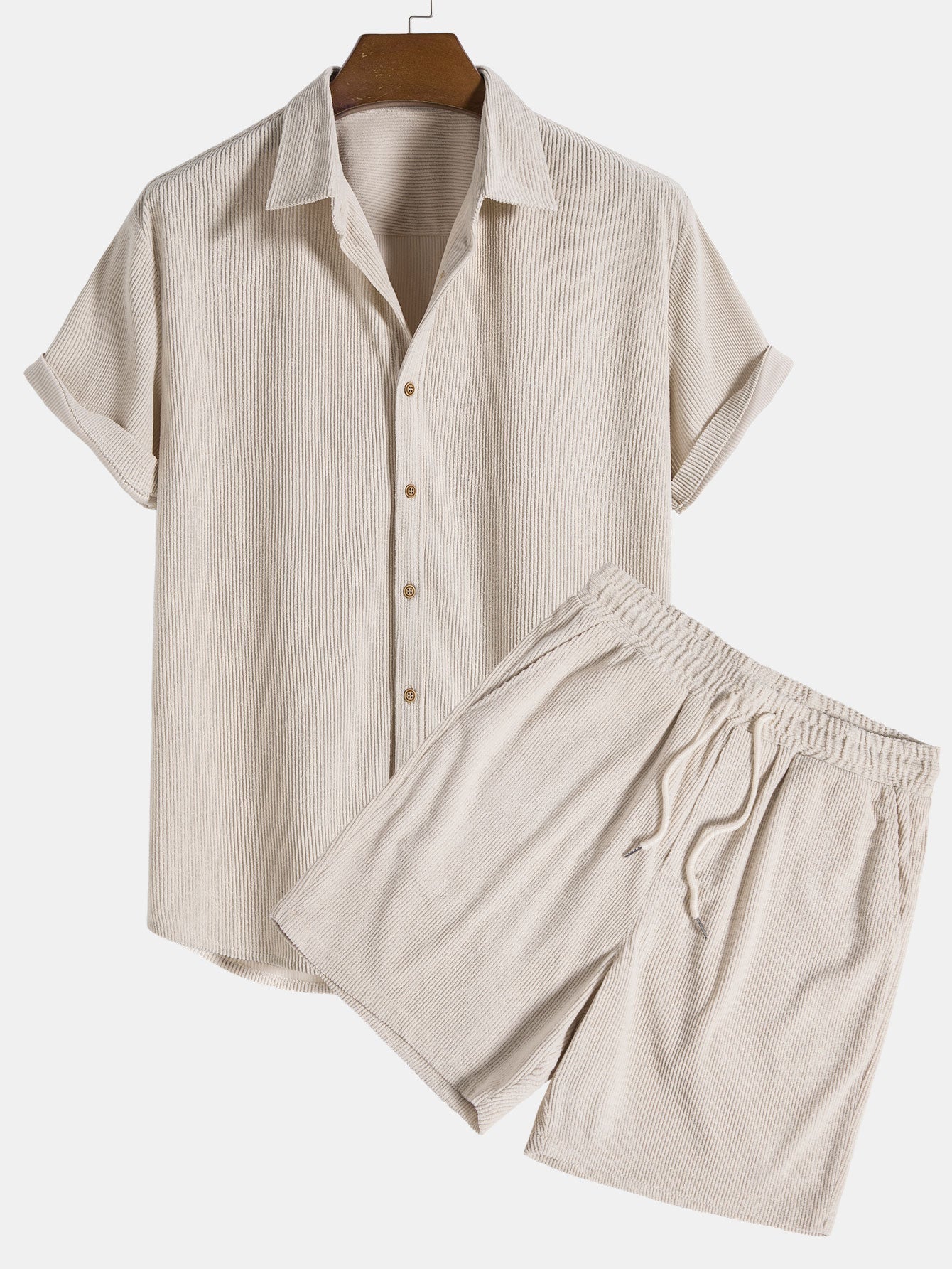 Pantalon Élegant en Velours Côtelé