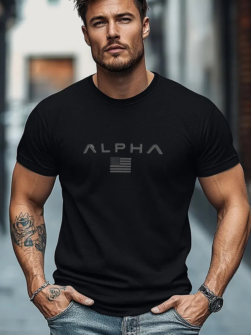 Homme Élitaire - T-shirt Décontracté d'Été pour Homme