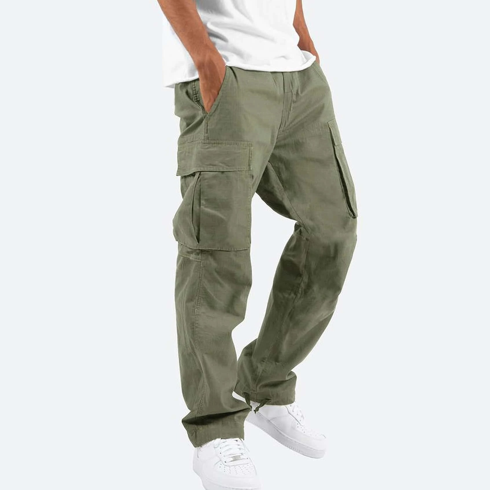 Homme Élitaire - Pantalons Cargo Confortables pour Hommes