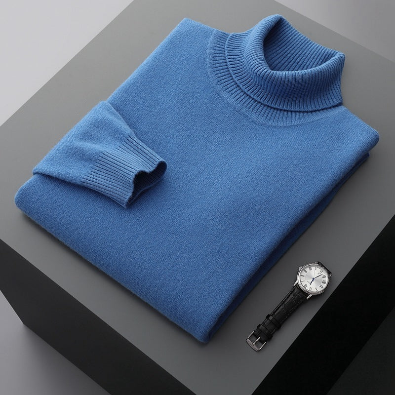 Pull Col Montant en Merino à la Mode