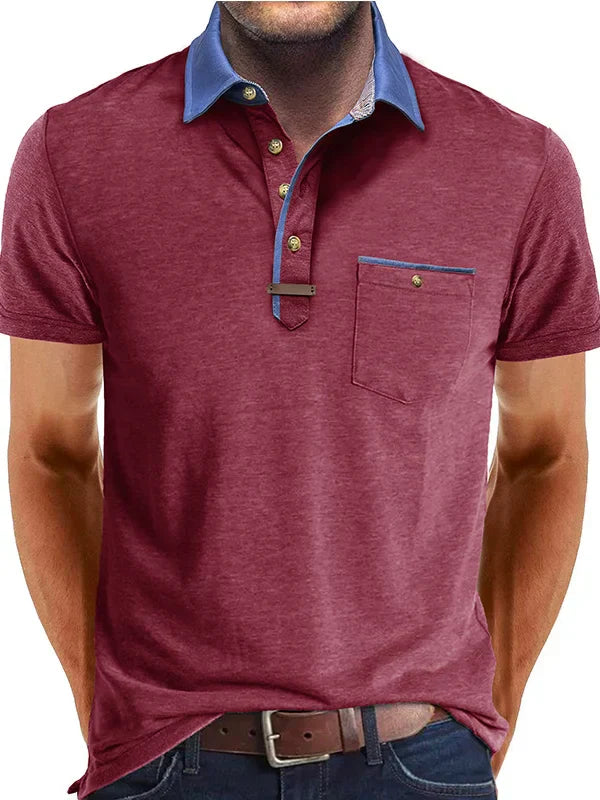 Polo Homme Élégant Légère Été