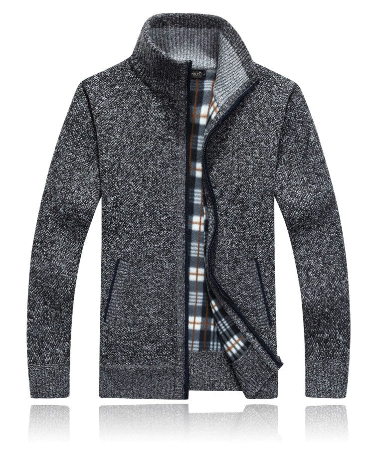 Noé | Cardigan homme en maille avec zip