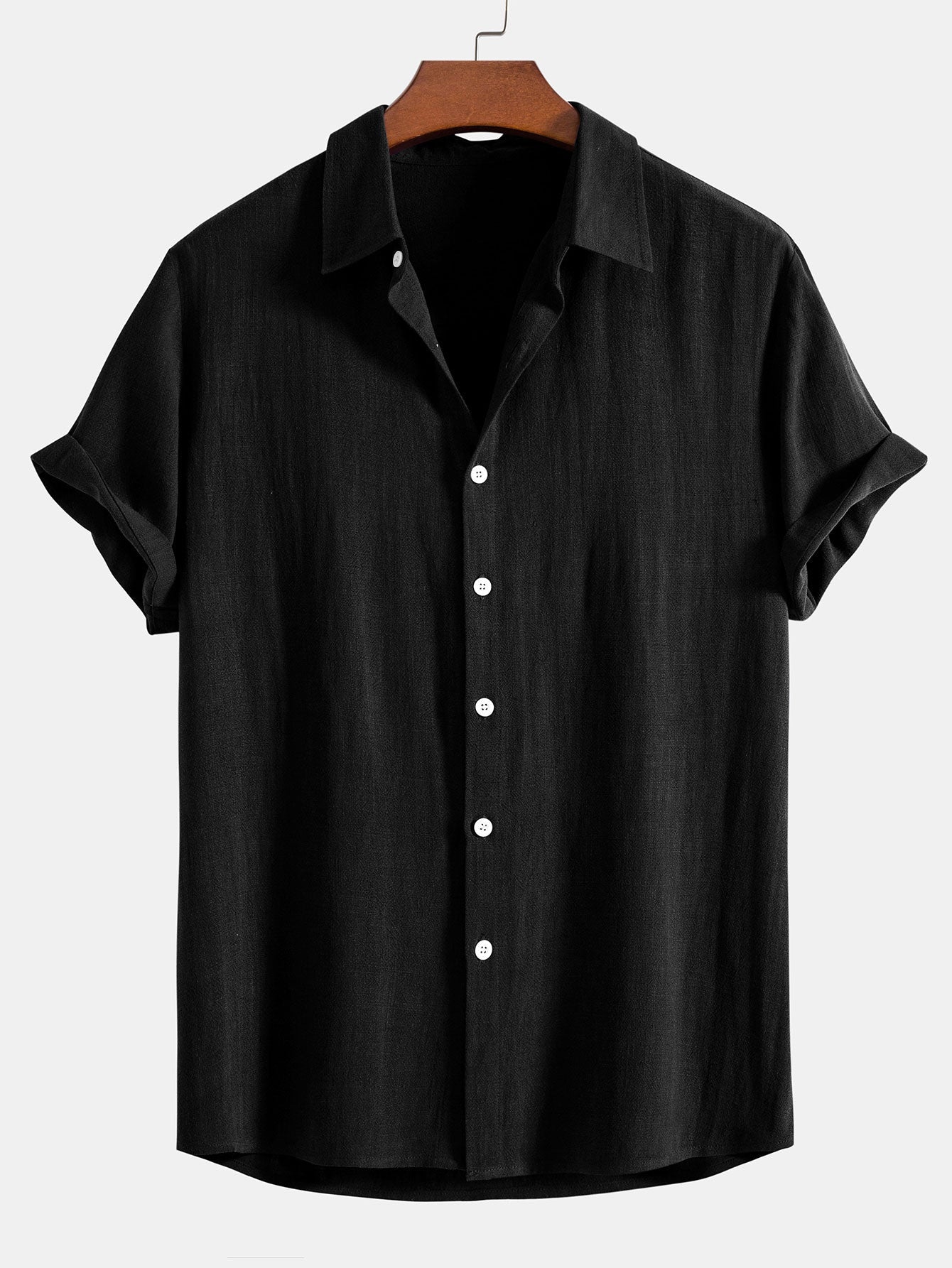 Chemise d'Été en Lin Décontractée pour Homme