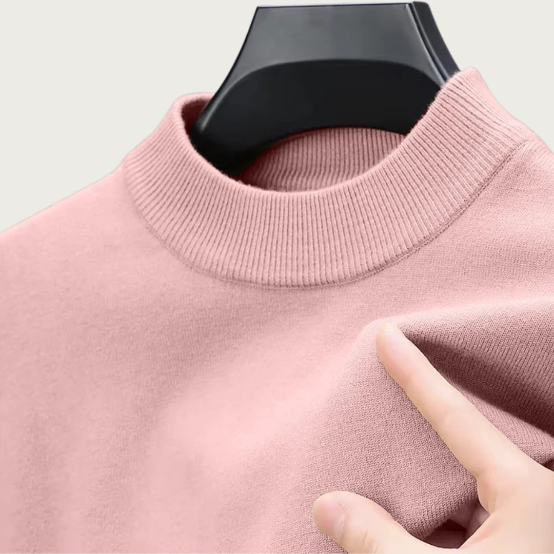 Pull Col Roulé Élégant pour Hommes - Coupe Chaleureuse et Élégante