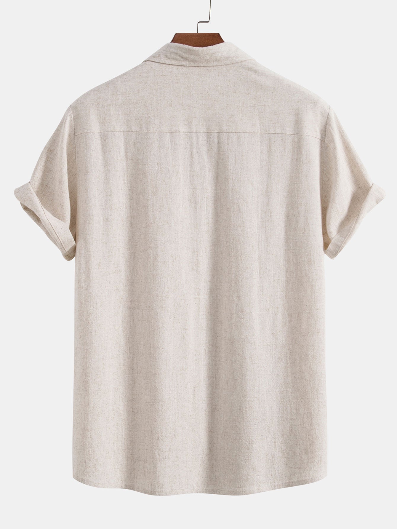 Chemise d'Été en Lin Décontractée pour Homme