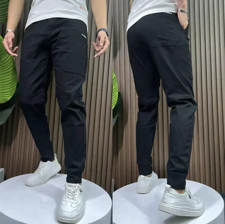 Pantalon Cargo Élastique en Promotion