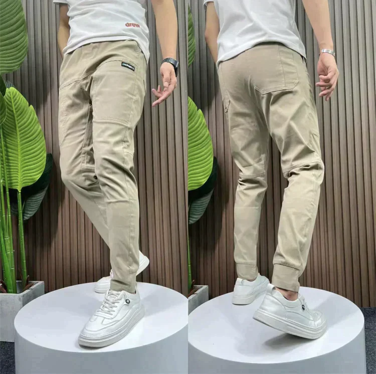 Pantalon Cargo Élastique en Promotion