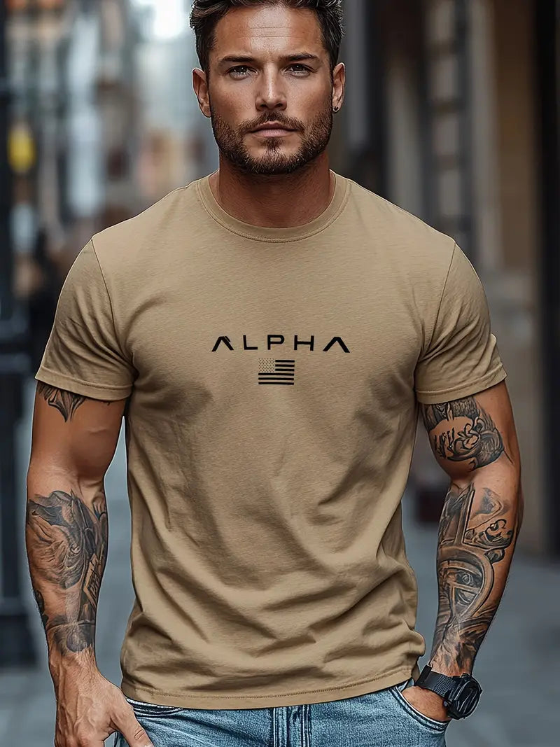 Homme Élitaire - T-shirt Décontracté d'Été pour Homme