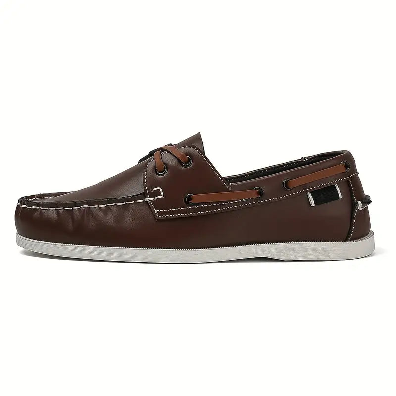 Chaussures bateau rétro pour homme