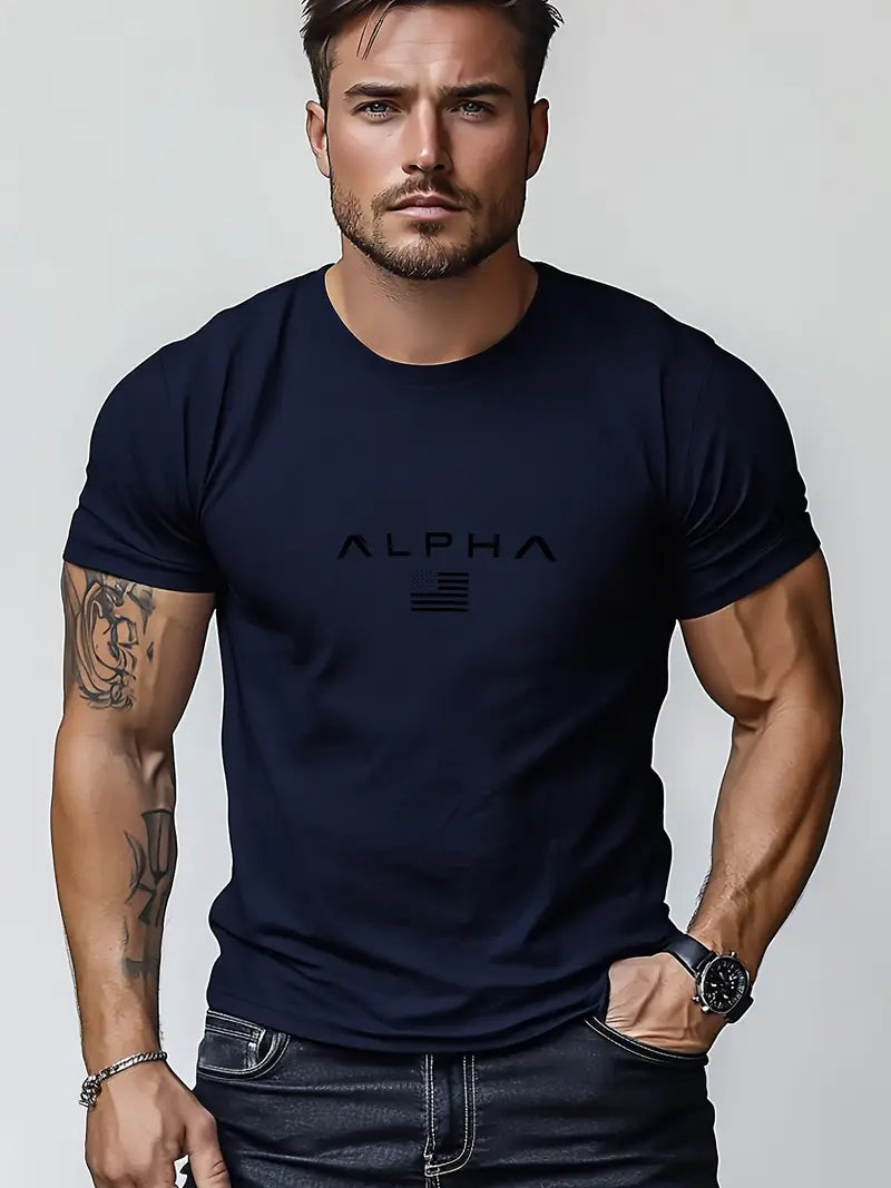 Homme Élitaire - T-shirt Décontracté d'Été pour Homme