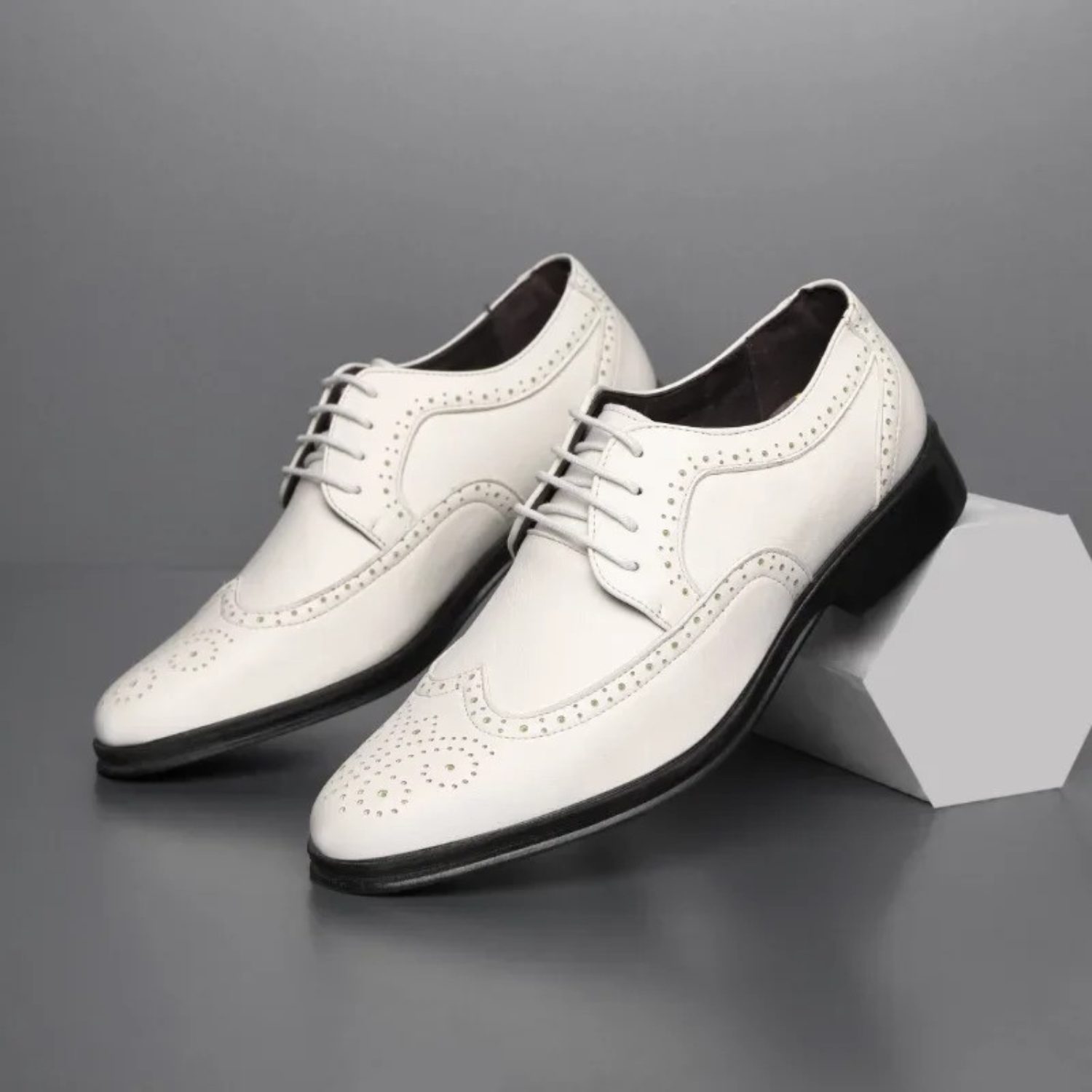 Hanzere | Chaussures de Costume Brogue pour Hommes en Cuir de Veau