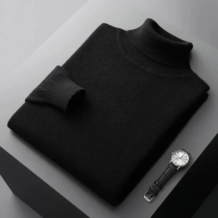 Mathis | Pull col roulé en cachemire pour homme