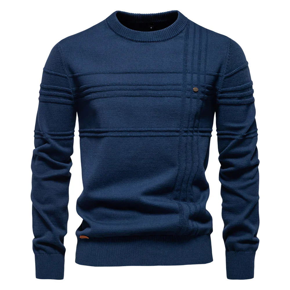 Quentin | Pull élégant avec motif poitrine pour homme