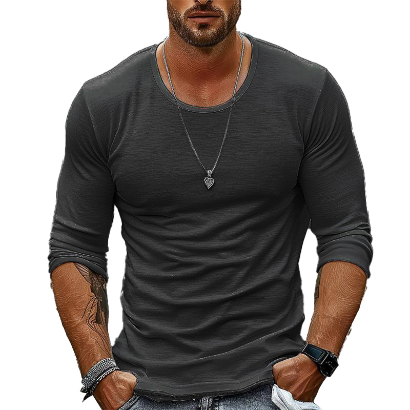 Théo - T-shirt Homme à Manches Longues
