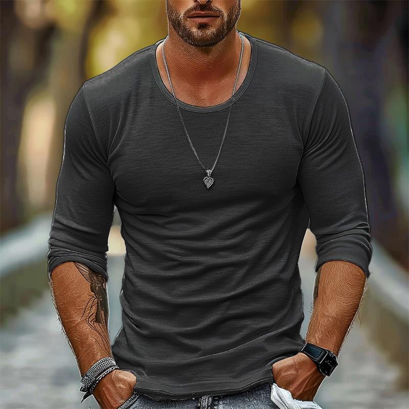 Théo - T-shirt Homme à Manches Longues