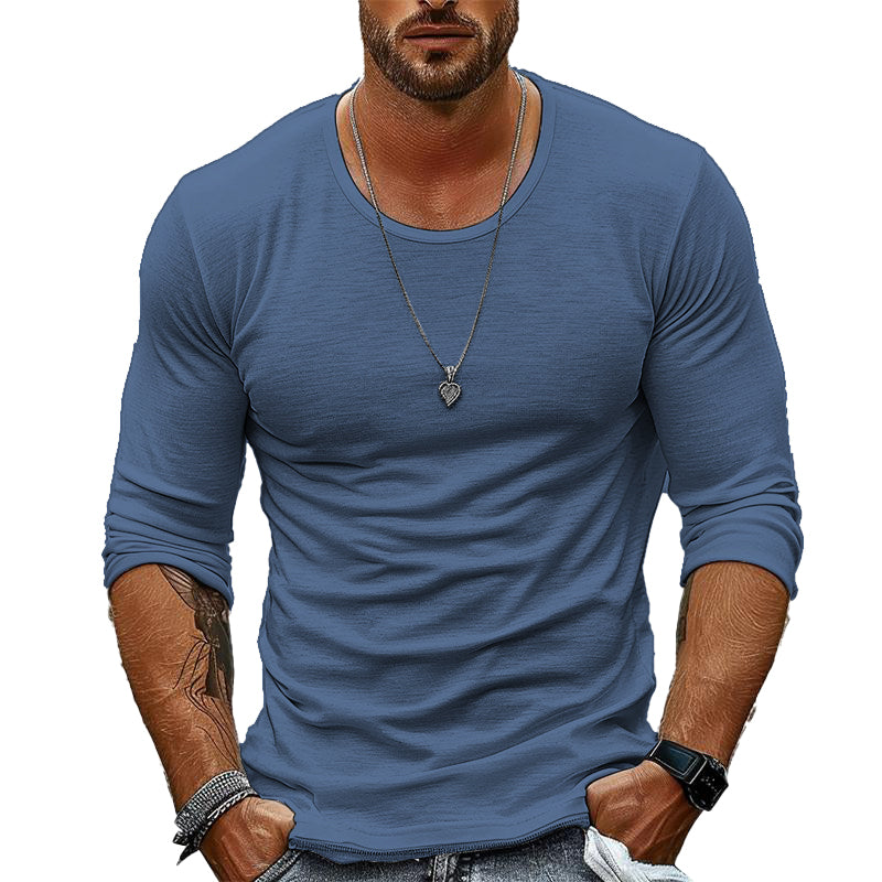 Théo - T-shirt Homme à Manches Longues