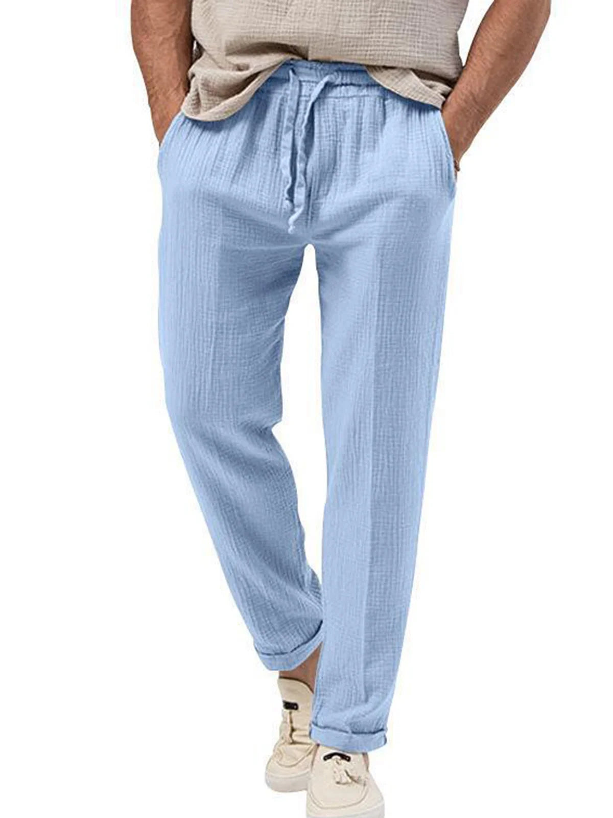 Sacha | Pantalon d'Été en Lin pour Homme