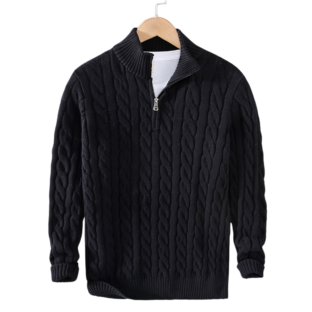 Maxime | Pull demi-zip élégant pour homme