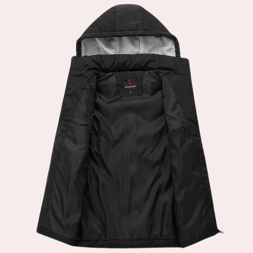 Victor | Gilet chaud à capuche pour hommes