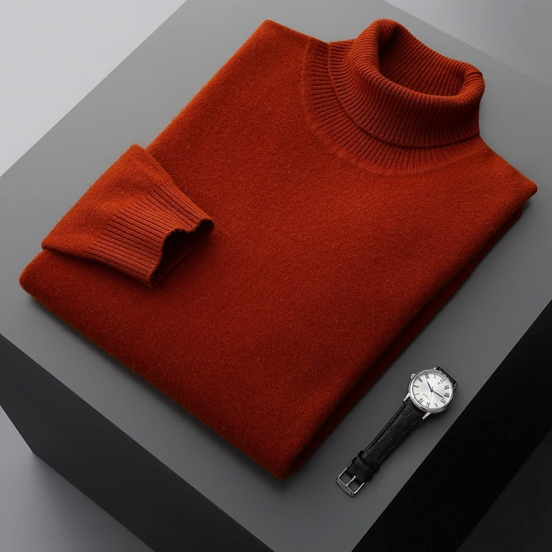 Pull Col Montant en Merino à la Mode