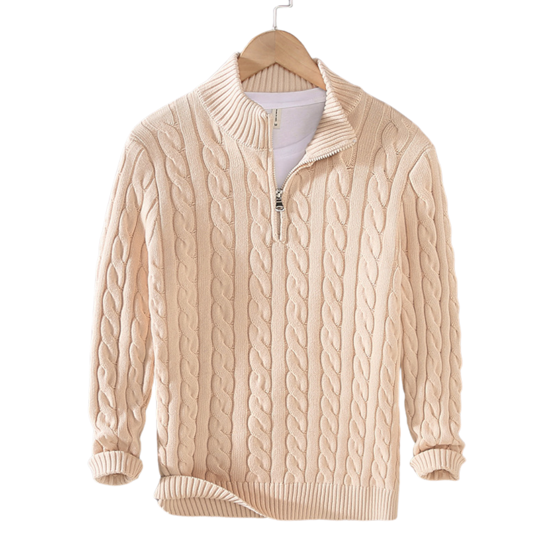 Maxime | Pull demi-zip élégant pour homme