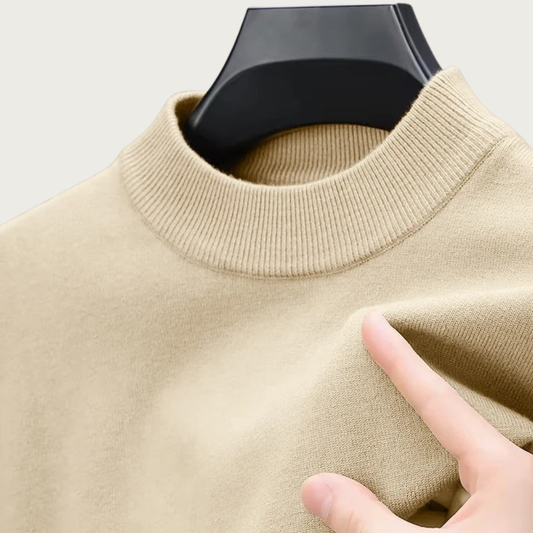 Pull Col Roulé Élégant pour Hommes - Coupe Chaleureuse et Élégante
