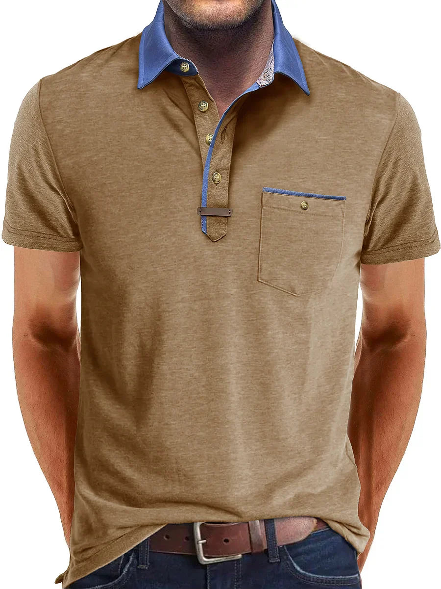 Polo Homme Élégant Légère Été