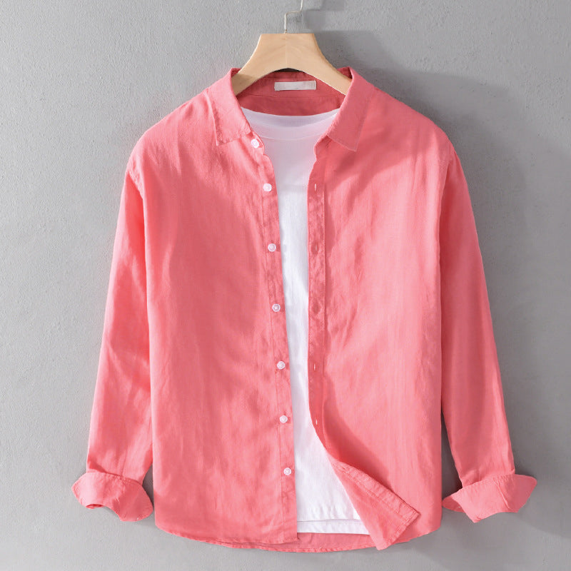 Chemise Relax en Lin pour Homme