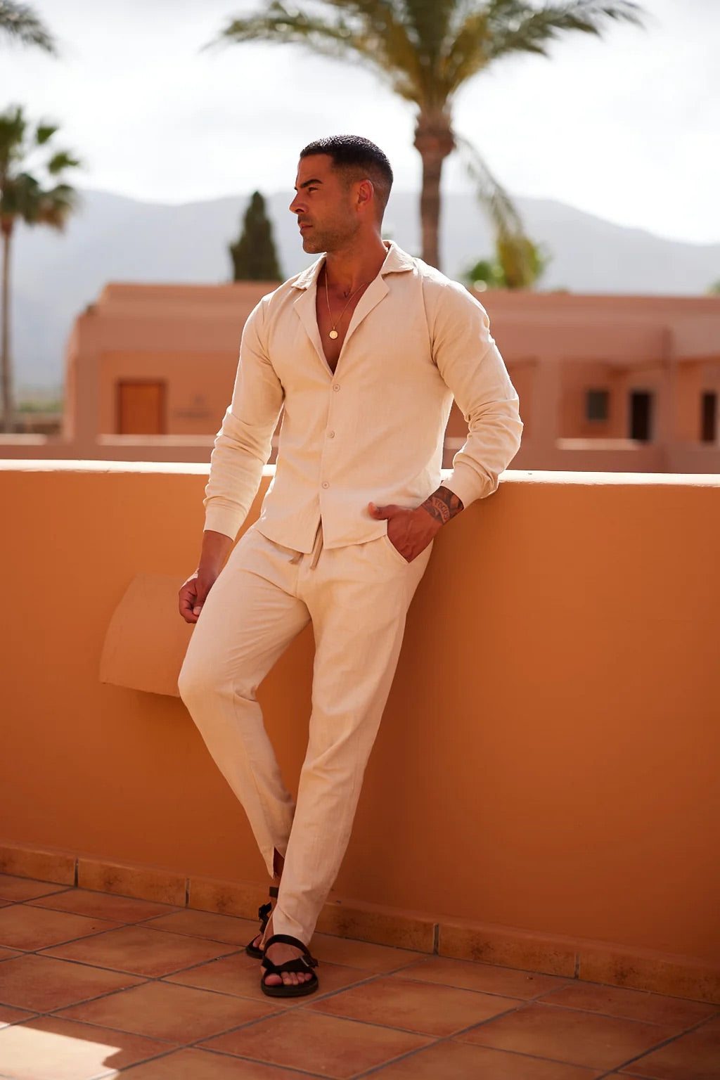 Robe Élégante en Lin