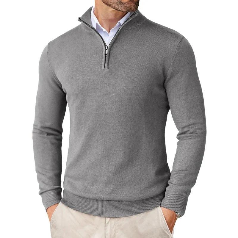 Nolan | Pull en maille zippé élégant pour homme