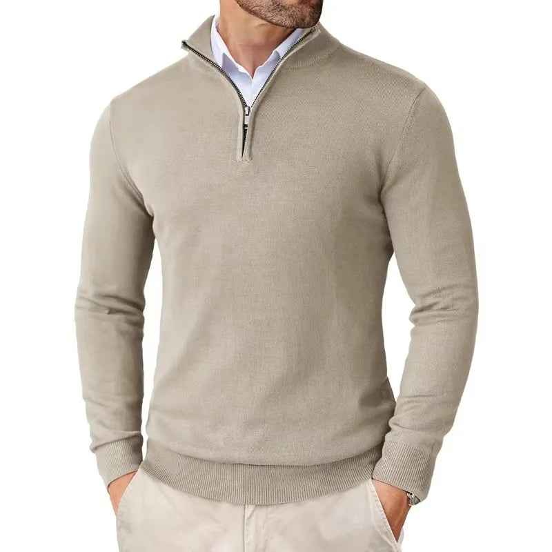 Nolan | Pull en maille zippé élégant pour homme