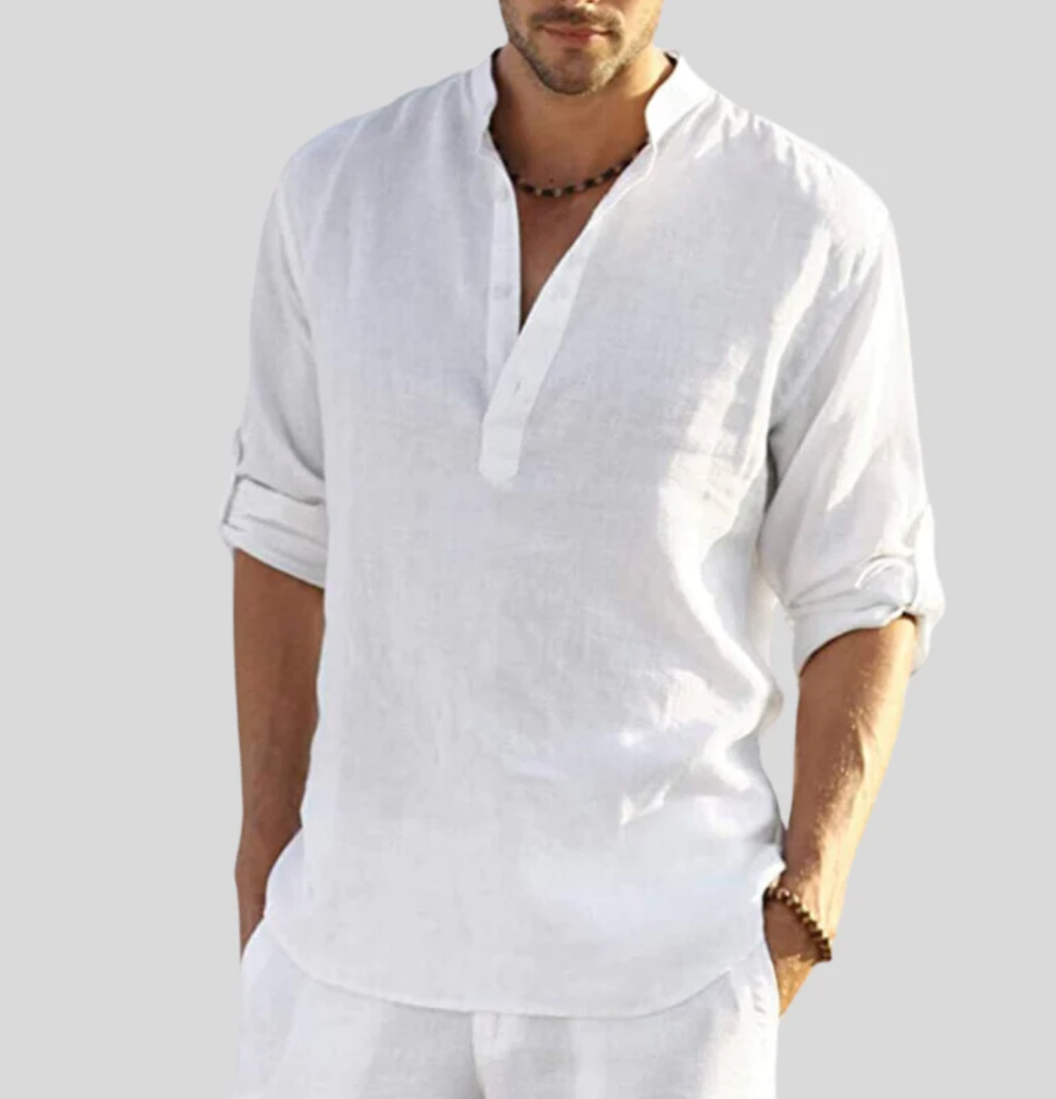 Chemise en Lin Homme Été Premium