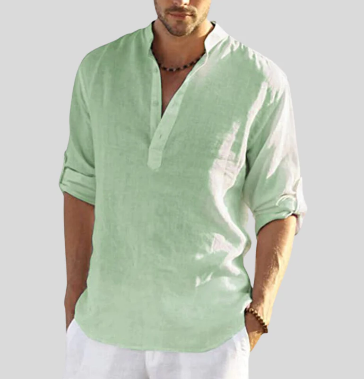 Chemise en Lin Homme Été Premium
