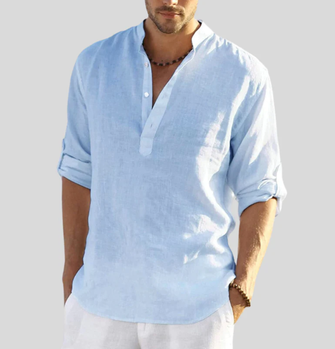 Chemise en Lin Homme Été Premium