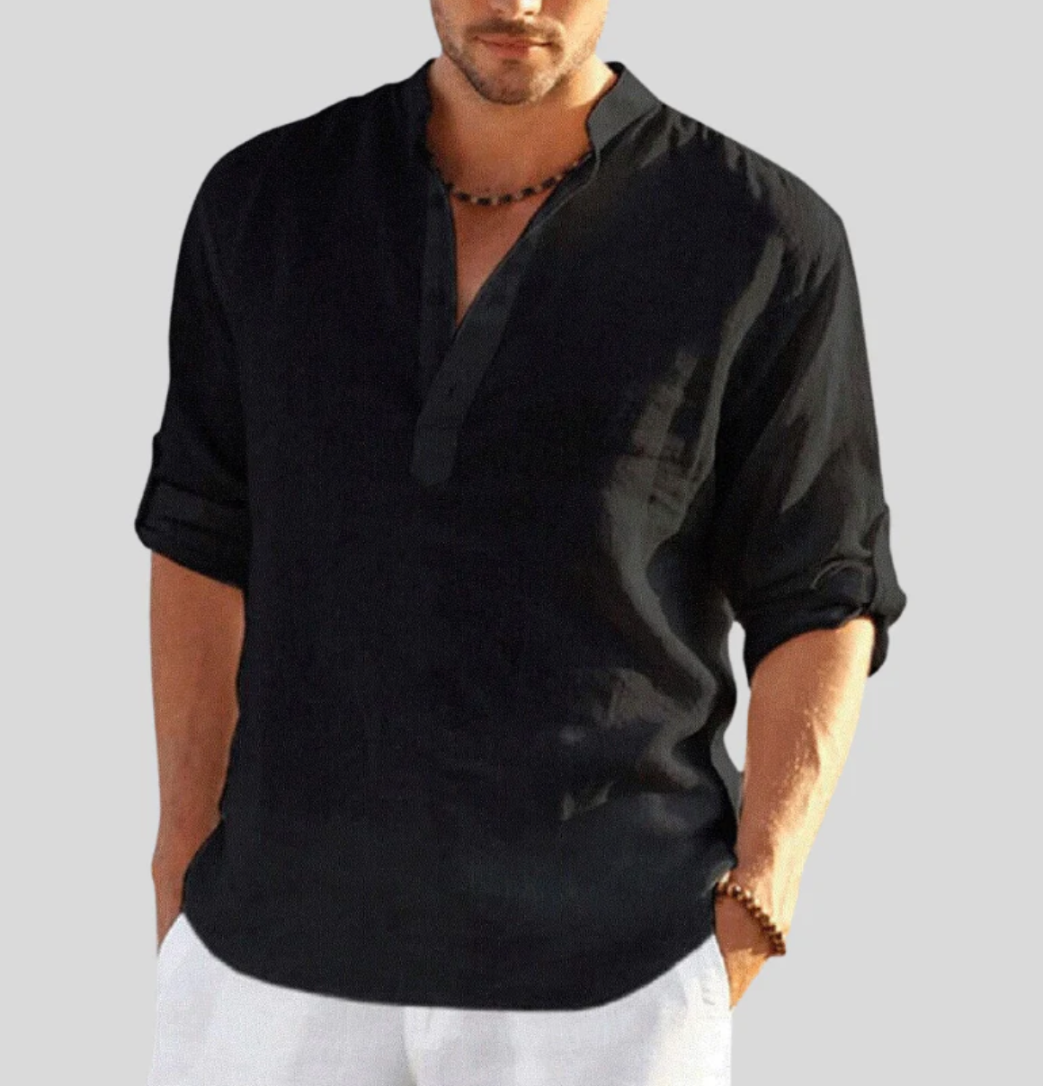 Chemise en Lin Homme Été Premium