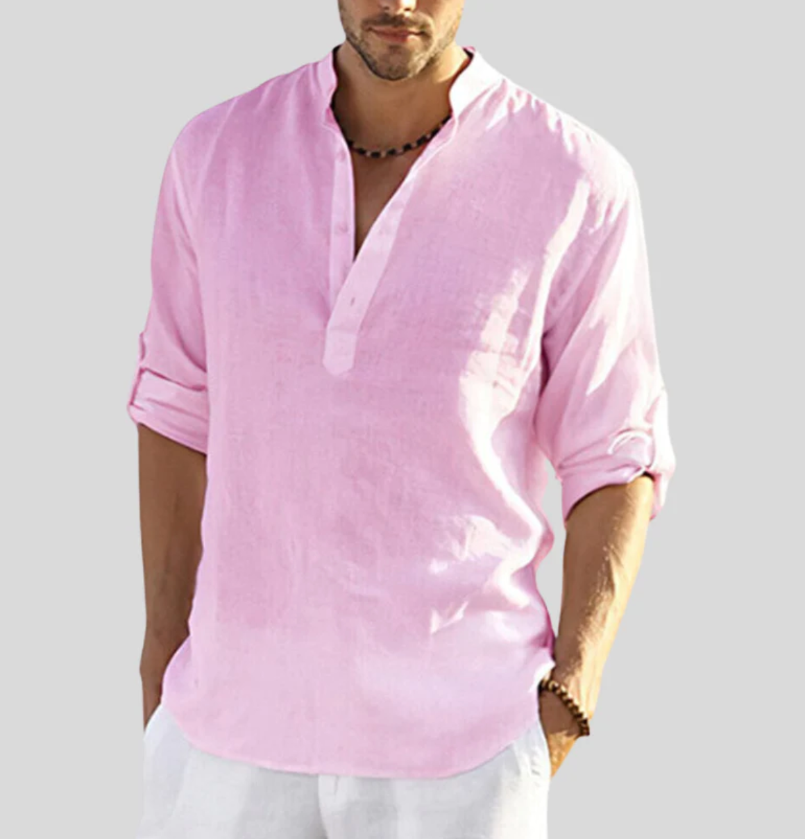 Chemise en Lin Homme Été Premium