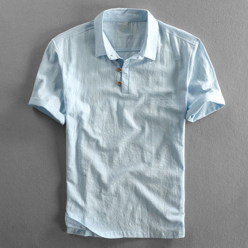Polo de Luxe en Lin Homme