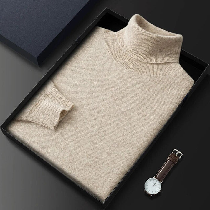 Mathis | Pull col roulé en cachemire pour homme