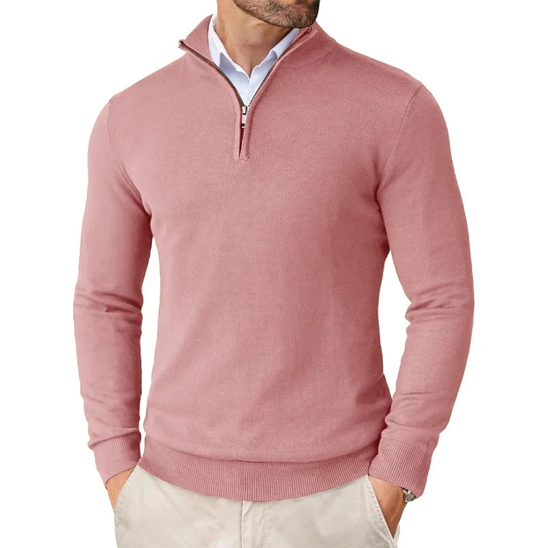 Nolan | Pull en maille zippé élégant pour homme
