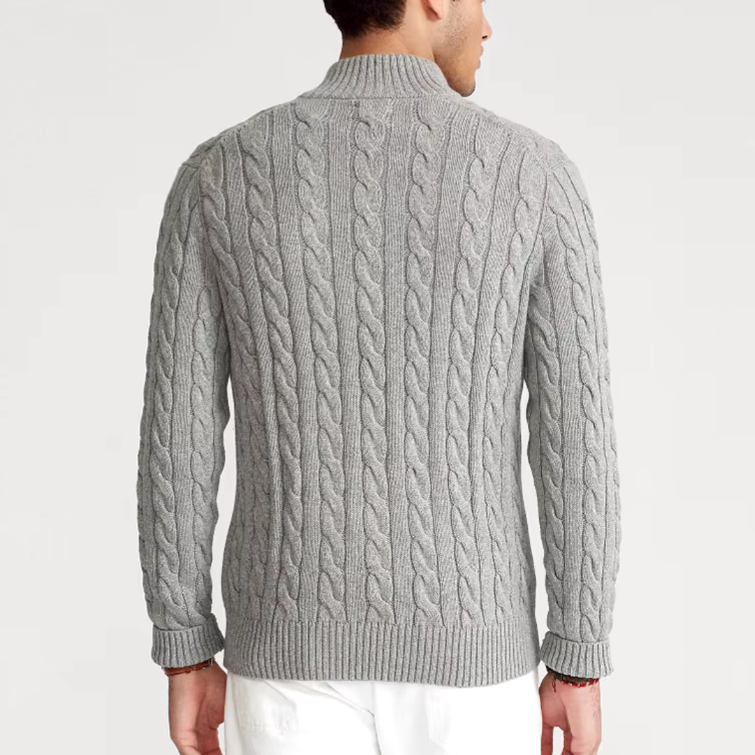 Nathan | Pull demi-zip élégant pour homme
