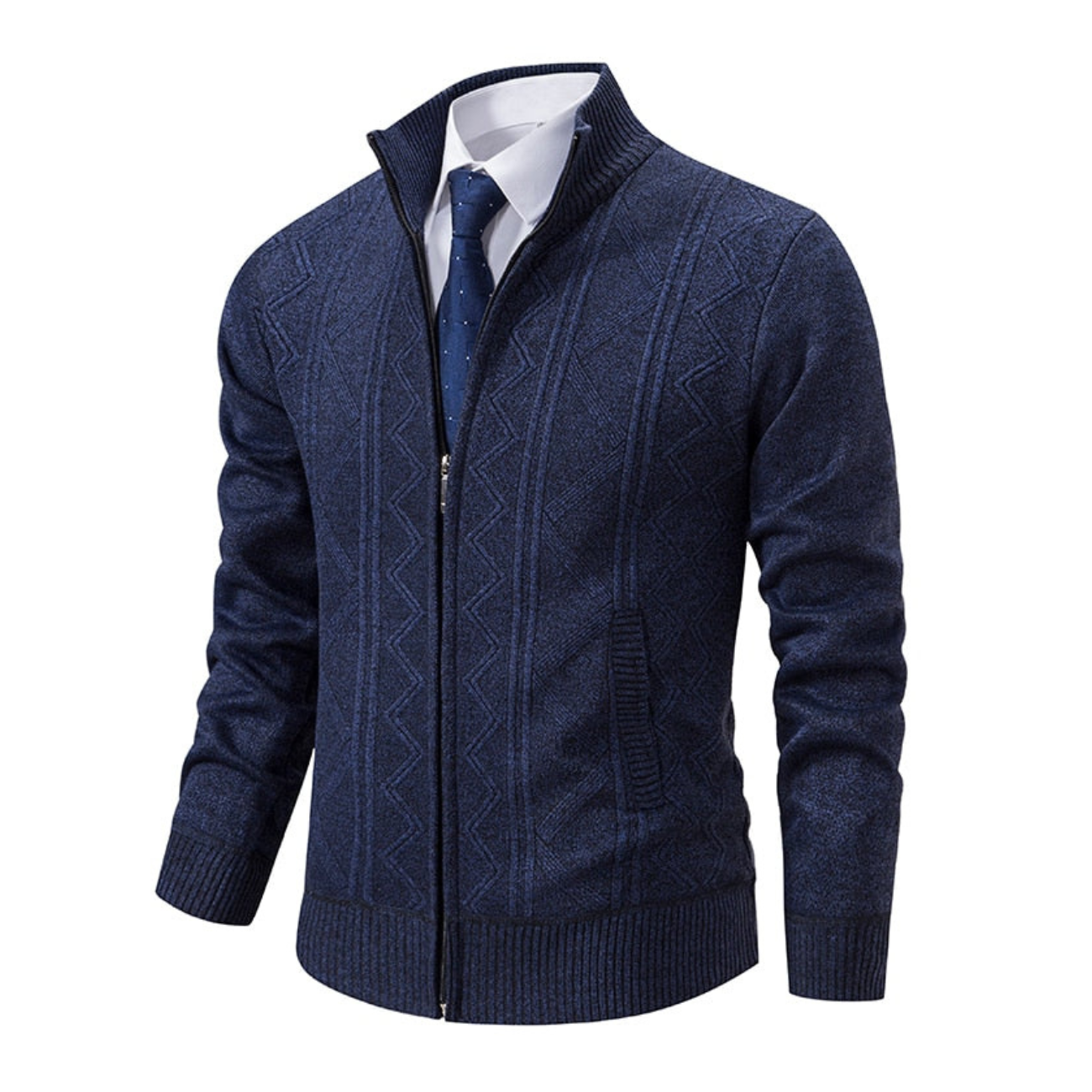 Thomba - Pull pour Homme avec Fermeture Éclair