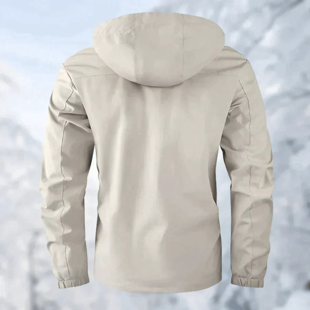 Léo | Veste imperméable homme avec capuche élégante