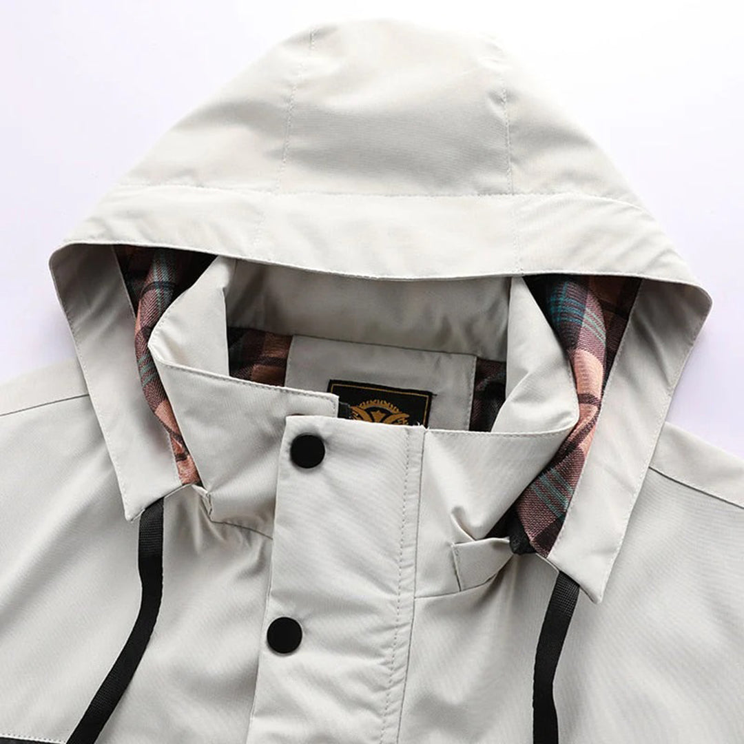 Léo | Veste imperméable homme avec capuche élégante