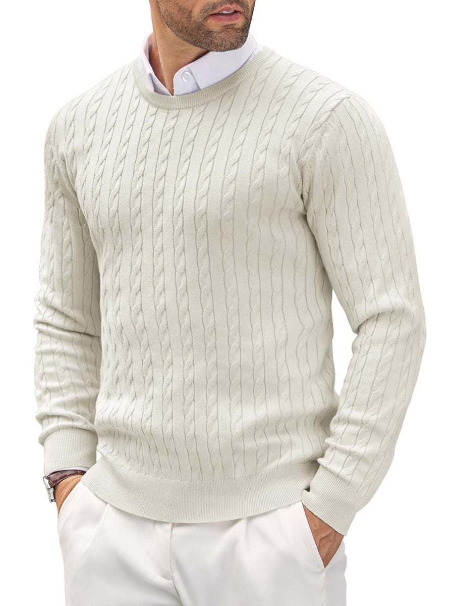 Julien | Pull col rond ajusté pour homme