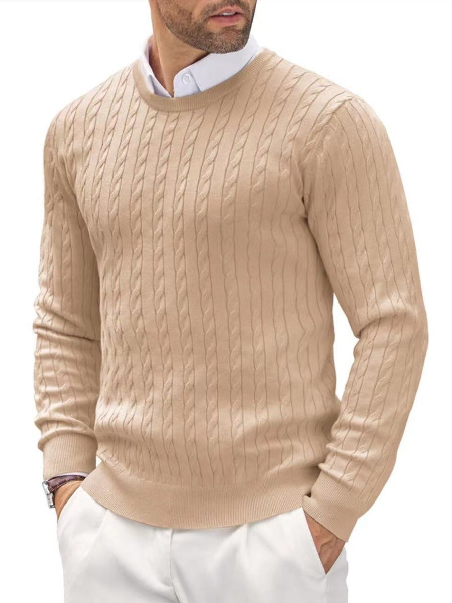 Julien | Pull col rond ajusté pour homme