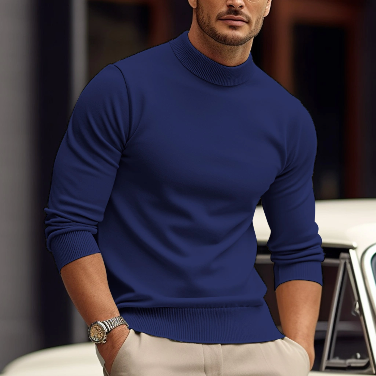 Sacha | Pull en coton doux pour homme